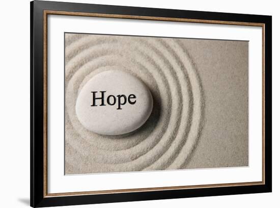 Hope-og-vision-Framed Art Print