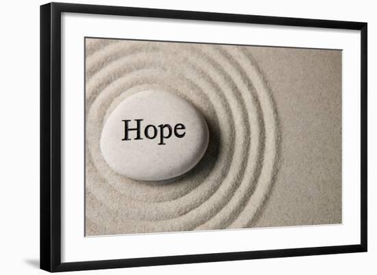 Hope-og-vision-Framed Art Print