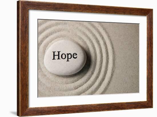 Hope-og-vision-Framed Art Print