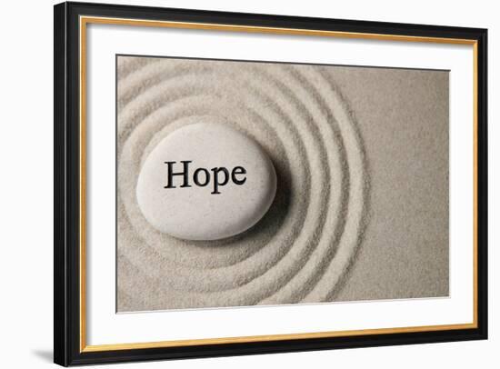 Hope-og-vision-Framed Art Print