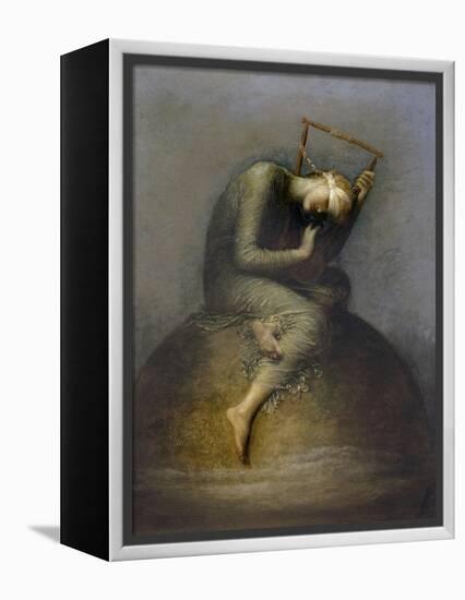Hope-George Frederic Watts-Framed Premier Image Canvas