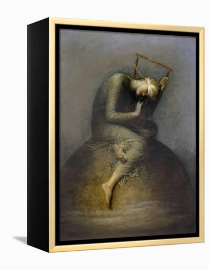 Hope-George Frederic Watts-Framed Premier Image Canvas