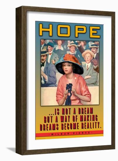 Hope-null-Framed Art Print