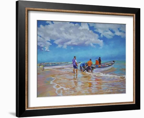 Hopeful, 2021 (oil on linen)-Colin Bootman-Framed Giclee Print