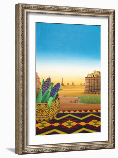 Hopi Blue Corn, 1998-Larry Smart-Framed Giclee Print