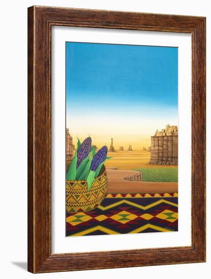 Hopi Blue Corn, 1998-Larry Smart-Framed Giclee Print