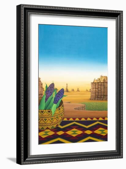 Hopi Blue Corn, 1998-Larry Smart-Framed Giclee Print