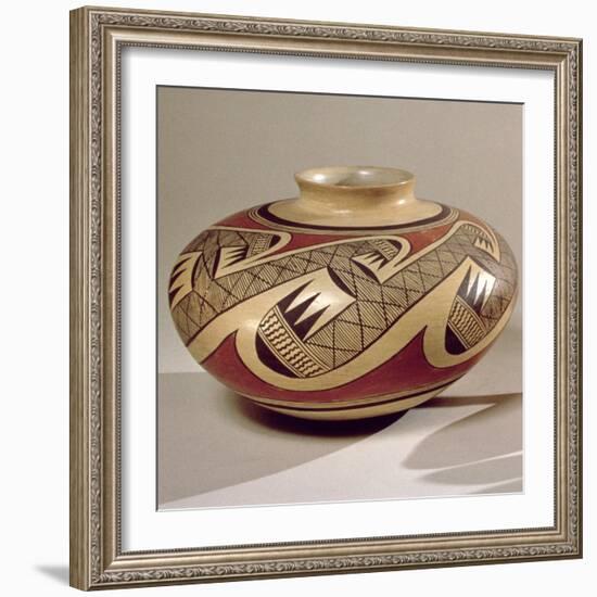 Hopi 'Bullware' Jar, from Arizona (Ceramic)-American-Framed Giclee Print