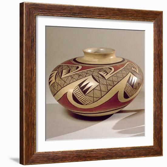 Hopi 'Bullware' Jar, from Arizona (Ceramic)-American-Framed Giclee Print