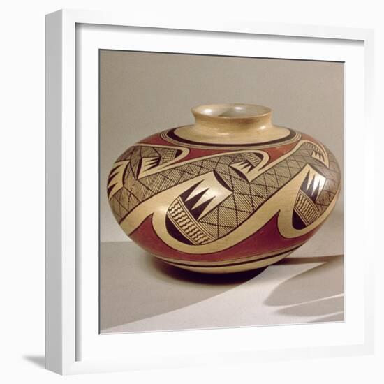 Hopi 'Bullware' Jar, from Arizona (Ceramic)-American-Framed Giclee Print