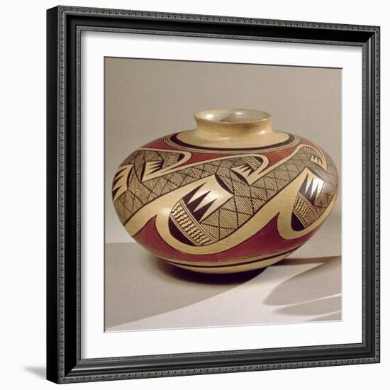 Hopi 'Bullware' Jar, from Arizona (Ceramic)-American-Framed Giclee Print