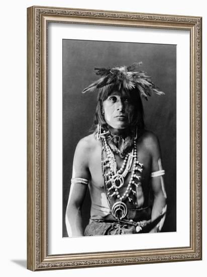 Hopi Chief, c1900-Edward S. Curtis-Framed Giclee Print