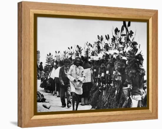 Hopi Dancers, C. 1913-null-Framed Premier Image Canvas