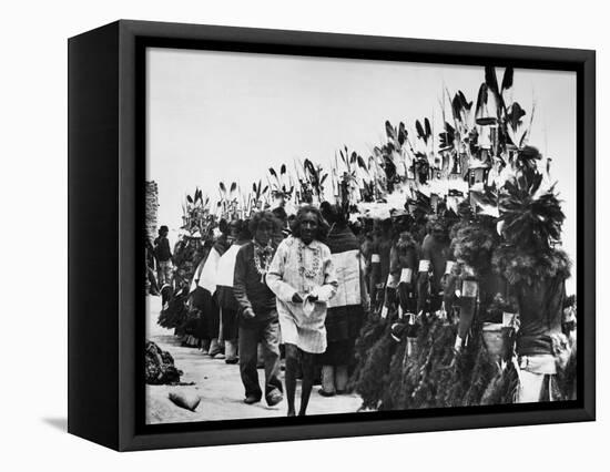 Hopi Dancers, C. 1913-null-Framed Premier Image Canvas