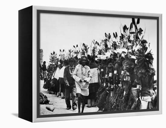 Hopi Dancers, C. 1913-null-Framed Premier Image Canvas