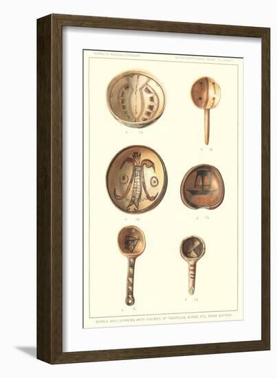 Hopi Dippers and Bowls-null-Framed Art Print