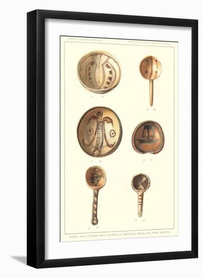 Hopi Dippers and Bowls-null-Framed Art Print
