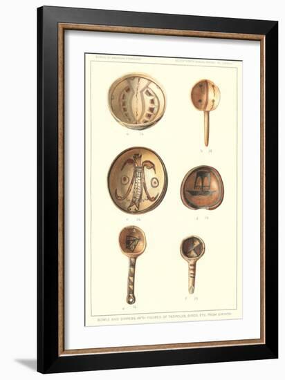 Hopi Dippers and Bowls-null-Framed Art Print