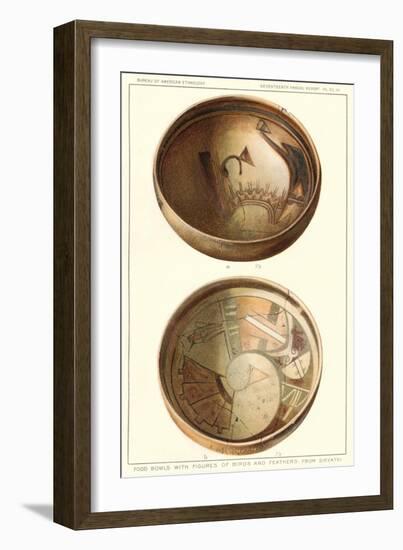 Hopi Food Bowls from Sikyatki-null-Framed Art Print