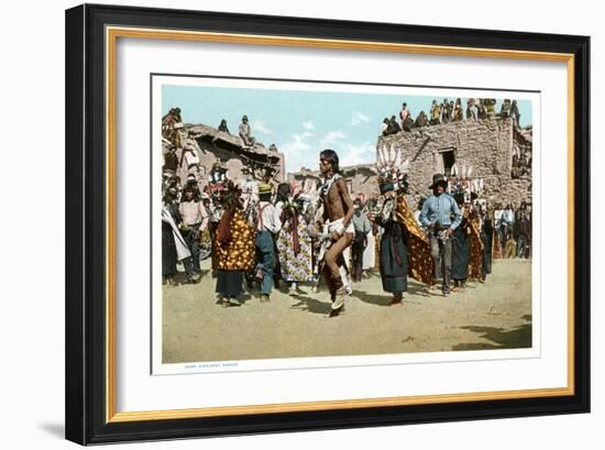 Hopi Harvest Dance-null-Framed Art Print