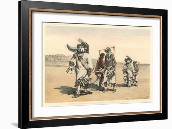 Hopi Katchinas-null-Framed Art Print