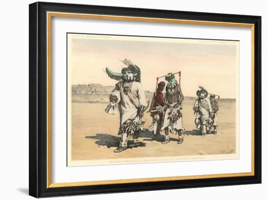 Hopi Katchinas-null-Framed Art Print