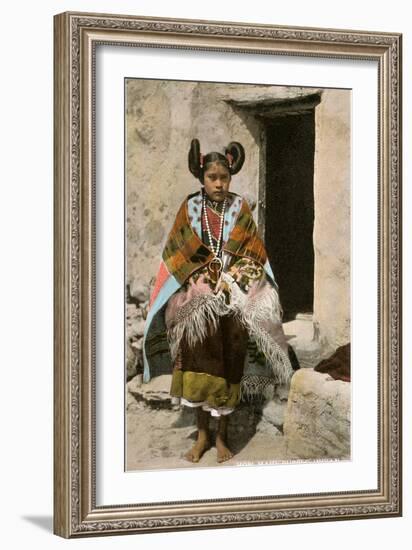 Hopi Maiden-null-Framed Art Print