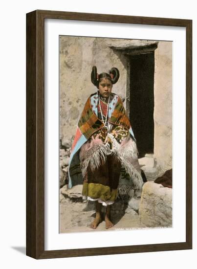 Hopi Maiden-null-Framed Art Print