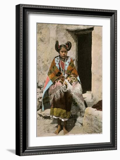 Hopi Maiden-null-Framed Art Print