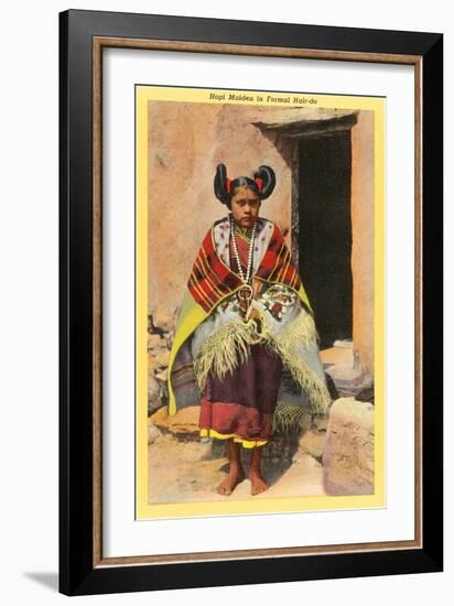 Hopi Maiden-null-Framed Art Print