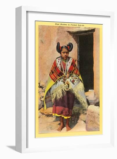 Hopi Maiden-null-Framed Art Print