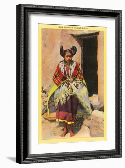 Hopi Maiden-null-Framed Art Print