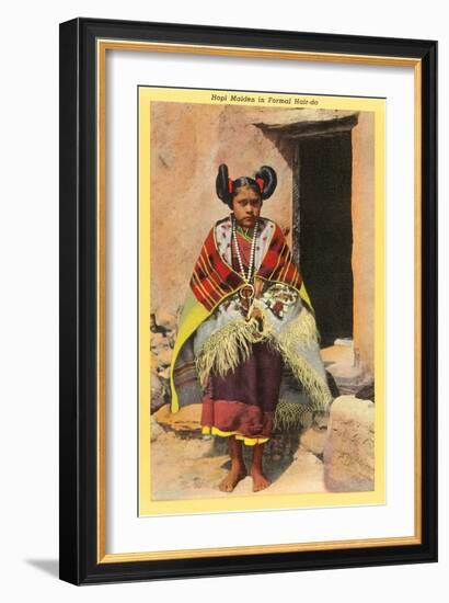 Hopi Maiden-null-Framed Art Print