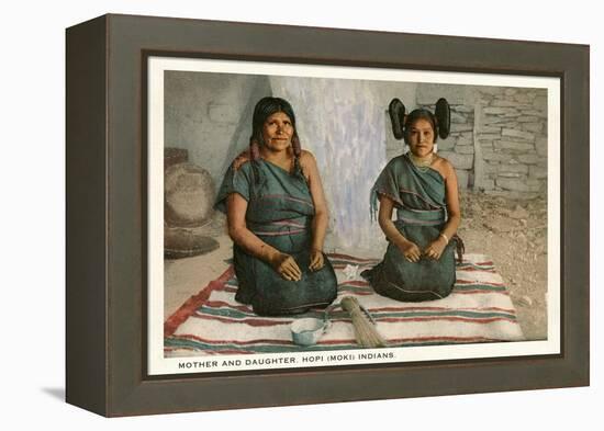 Hopi Mother and Daughter-null-Framed Stretched Canvas