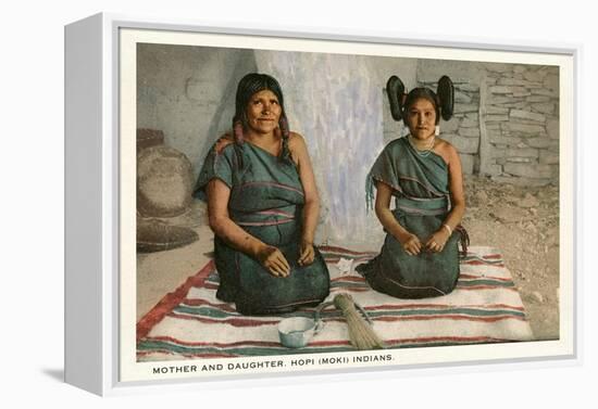 Hopi Mother and Daughter-null-Framed Stretched Canvas