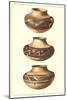 Hopi Polychrome Pots from Sikyatki-null-Mounted Art Print