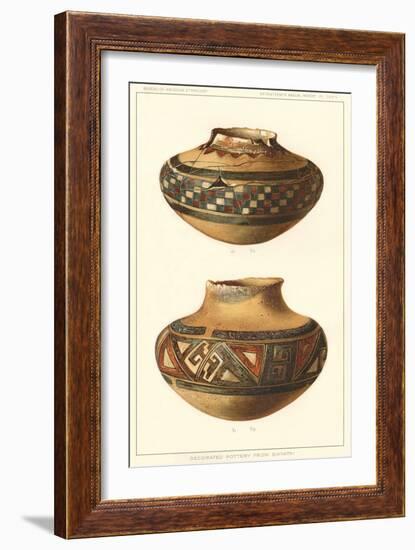 Hopi Pots from Sikyatki-null-Framed Art Print