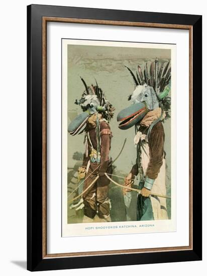 Hopi Shooyokos Katchinas, Arizona-null-Framed Art Print