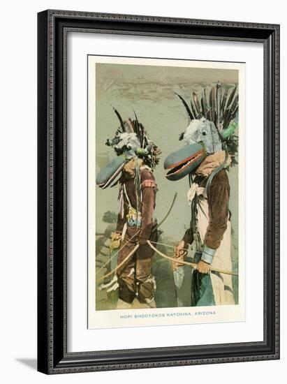 Hopi Shooyokos Katchinas, Arizona-null-Framed Art Print