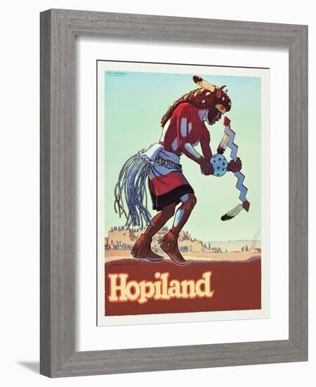 Hopiland-Don Perceval-Framed Art Print