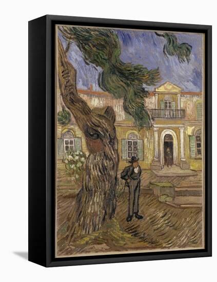 Hôpital Saint-Paul à Saint-Rémy-de-Provence-Vincent van Gogh-Framed Premier Image Canvas