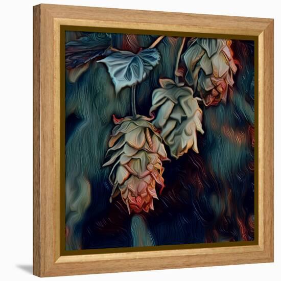 Hops, 2021, (digital)-Scott J. Davis-Framed Premier Image Canvas