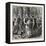 Hops and Hop Pickers, in a Kentish Hop Garden, Kent, England, Measuring the Hops, 1876, Uk-null-Framed Premier Image Canvas