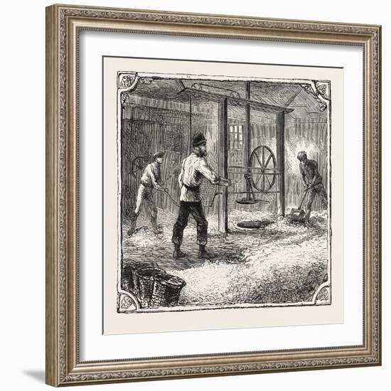 Hops and Hop Pickers-null-Framed Giclee Print