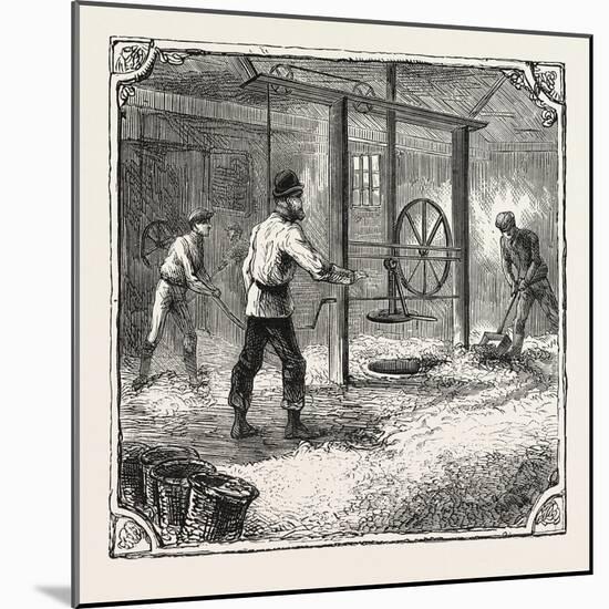 Hops and Hop Pickers-null-Mounted Giclee Print