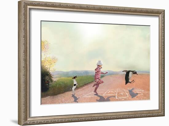 Hopscotch-Nancy Tillman-Framed Art Print