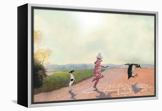 Hopscotch-Nancy Tillman-Framed Stretched Canvas