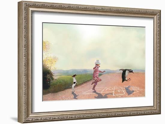Hopscotch-Nancy Tillman-Framed Premium Giclee Print