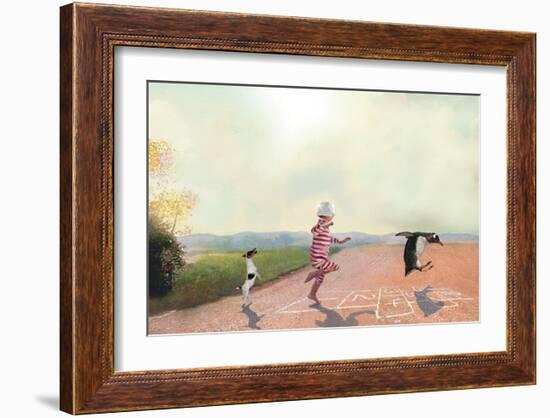 Hopscotch-Nancy Tillman-Framed Premium Giclee Print