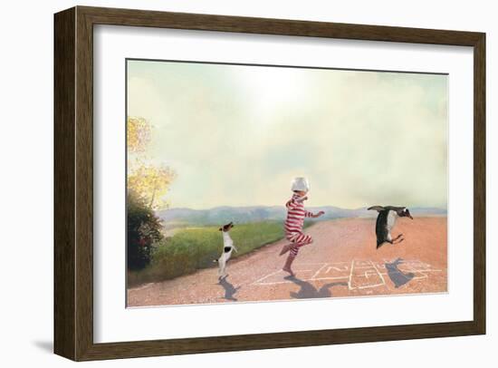 Hopscotch-Nancy Tillman-Framed Premium Giclee Print